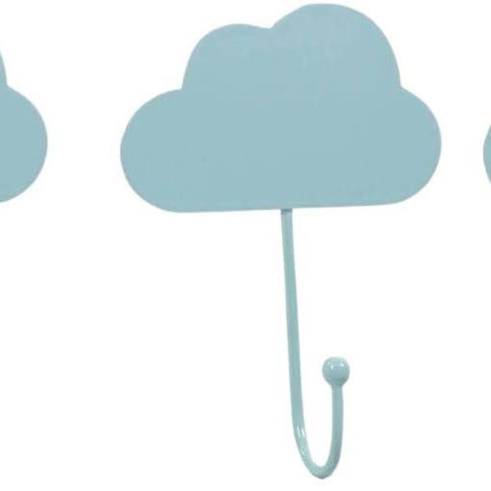 3-Pack Cloud Wall Hooks – Light Blue – New in Package